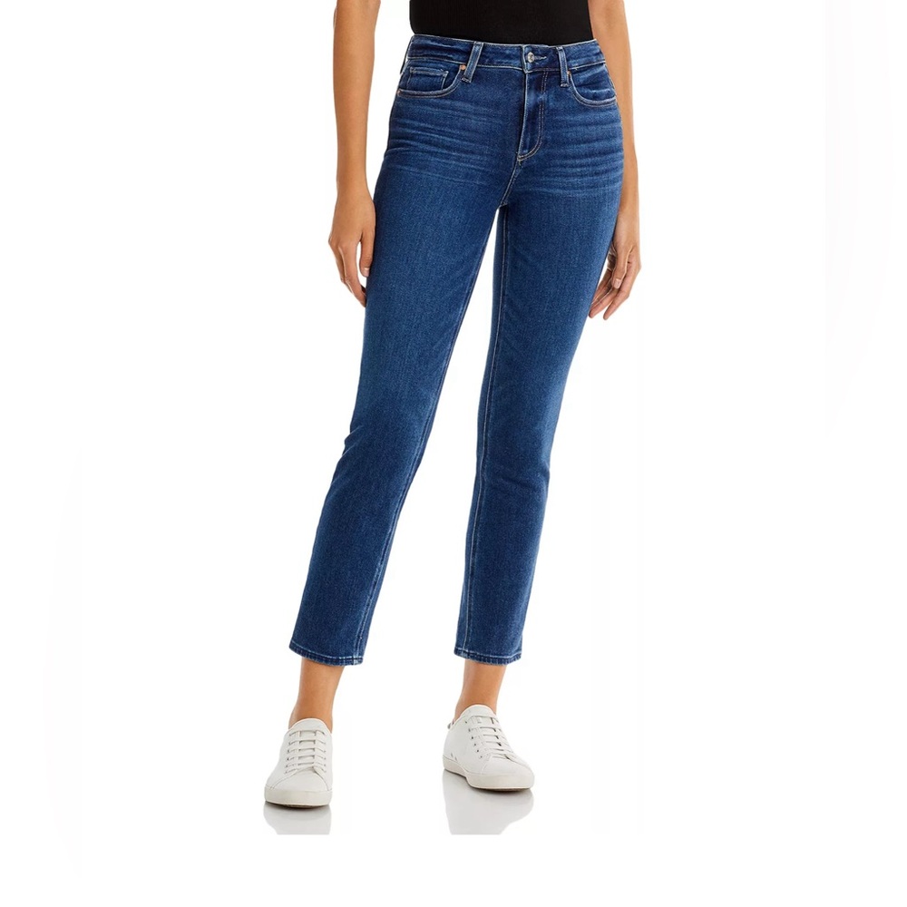 PAIGE Cindy High Rise Cropped Straight Jean